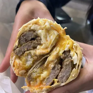 sausage burrito
