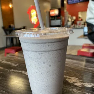Cookies and cream shake