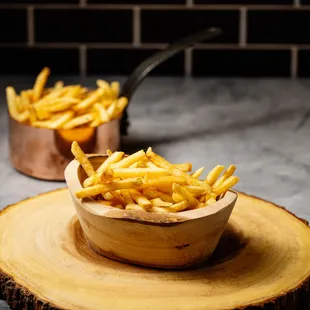 a bowl of french fries