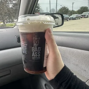 Cold brew with foam