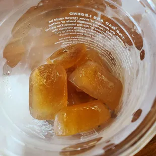 Coffee ice cubes