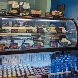 Sandwich and bakery display