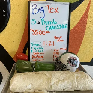 The BIG Burrito Challenge! Can you do it???