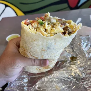 Their Breakfast Burritos are so damn good.