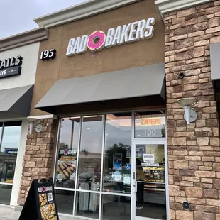 Front of establishment