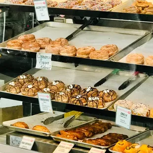 a variety of pastries