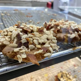 donuts on a cooling rack