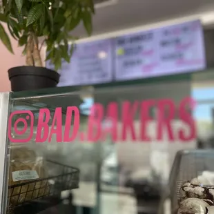 a display of pastries and pastries