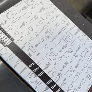 a pizza box on a table