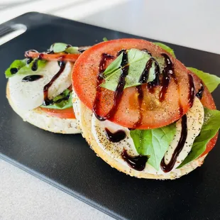 Summer 2024: After-Hours Menu... Open Faced Righteous Caprese
