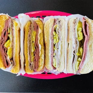 Summer 2024: After-Hours Menu... &quot;We have the meats&quot; on toasted Hawaiian bun or toasted Brioche bun.