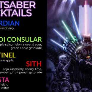Star Wars Cocktail Event Menu Part 2