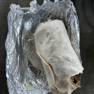 Giant Cali Burrito - 15&quot; with Grilled Achiote Chicken - $12