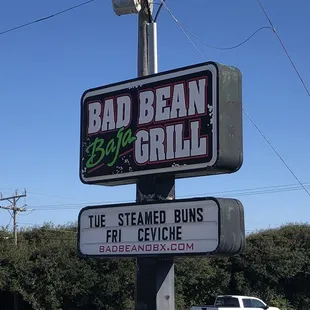 Bad Bean Baja Grill.