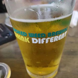 Beers and burritos at one of our favorite spots in OBX!