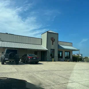 Outside view from parking lot.