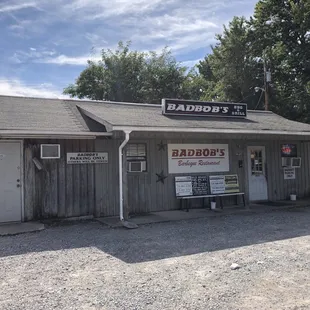 the outside of the building