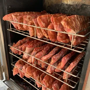 Pork Ribs getting ready for smoke