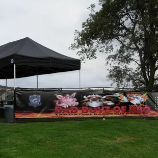 On location golf tournament.