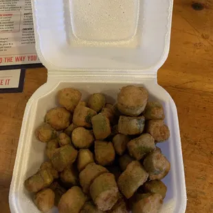 1/2 order of fried Okra