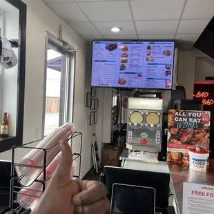 Front counter