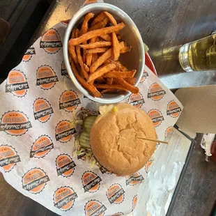 BD'S All American* with impossible burger
