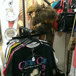 Purses, a wookie backpack and um.........stuff