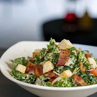 Kale Caesar salad