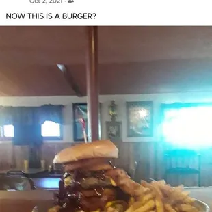 Double western burger