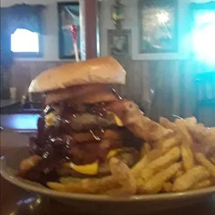 Double western burger