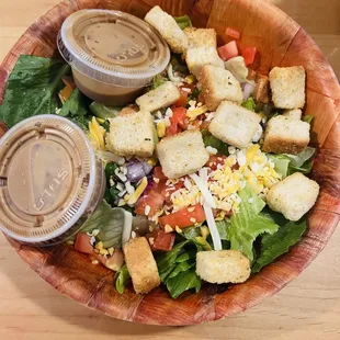 Side salad (comes with jumbo oyster plate)