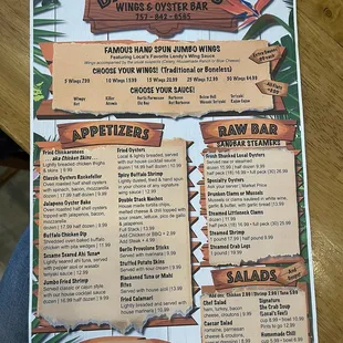 New Menu Picture