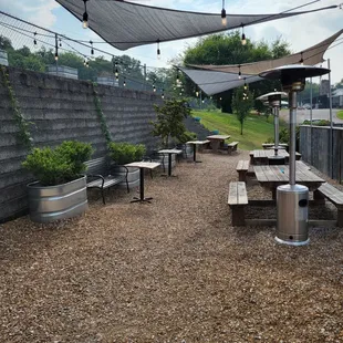 Outdoor space to enjoy a beverage.