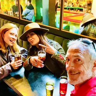 Having a few drinks with friends :):)