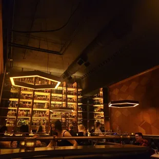 people sitting at the bar