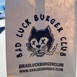 Cool logo on their food bag