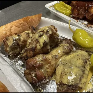 Lemon Pepper Butter Wings