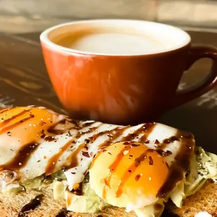 Monday Magic brought to you by coffee and eggs.