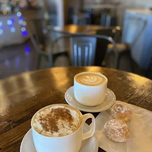 Roasted almond late and second breakfast latte