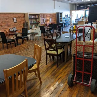 tables and chairs