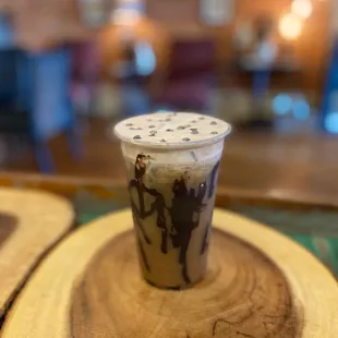 Cookie Dough Nitro with Mocha Chocolate Chip Cold Foam