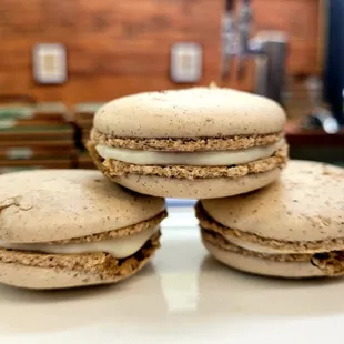 Espresso macarons are irresistible!