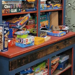 We have board games to spare.  Bring your buddies for game time!