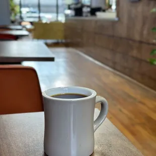 Pour Over Coffee (flavor of the day = Costa Rican light roast w/ notes of red apple, maple, and walnut)