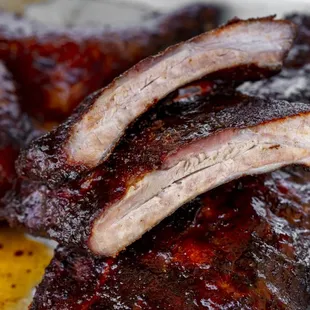 bbq ribs, food, ribs