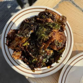 Fried Brussel Sprouts Side