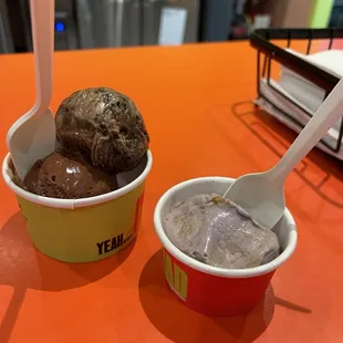 Ma-Nilla dream (right) and the big chill/George Costanza (left)