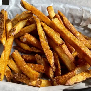 a basket of fries