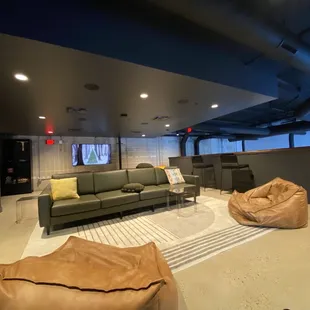 Second floor seating