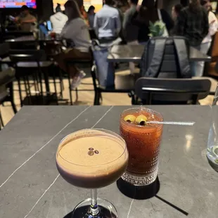 Espresso martini and Bloody Mary. Both so good!!